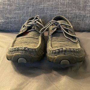 TWISTED X WOMEN'S GREY DRIVING MOCS